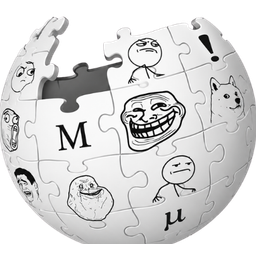 Memepedia globe logo built from classic meme faces